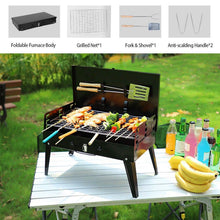 将图片加载到图库查看器,Portable Charcoal Grill Foldable BBQ Suitcase