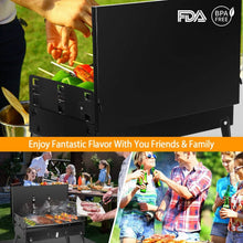 将图片加载到图库查看器,Portable Charcoal Grill Foldable BBQ Suitcase