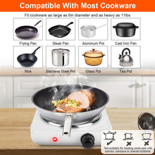 Load image into Gallery viewer, Portable Coil Heating Hot Plate Stove Countertop