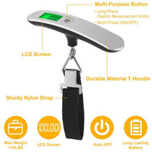 将图片加载到图库查看器,Portable Digital Luggage Scale