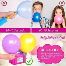 Load image into Gallery viewer, Portable Dual Nozzle Electric Air Balloon Pump and Tying Tool
