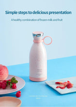 Load image into Gallery viewer, Portable Electric Juicer Blender Usb Mini Fruit Mixers Juicers Fruit Extractors Food Milkshake Multifunction Juice Maker Machine Personal Size Small Blender for Shakes Juice & Smoothies Mini Blender