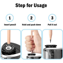 Load image into Gallery viewer, Portable Electric Pencil Sharpeners