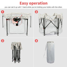 Load image into Gallery viewer, Portable Folding Playard for Babies, Toddler Indoor & Outdoor Play