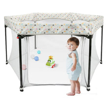 Load image into Gallery viewer, Portable Folding Playard for Babies, Toddler Indoor & Outdoor Play