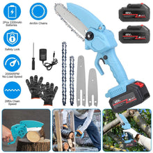 将图片加载到图库查看器,Portable Handheld Cordless Small Chain Saw Battery Powered