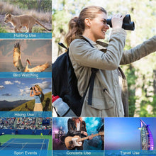Load image into Gallery viewer, Portable HD Binoculars with Shoulder Strap Bag