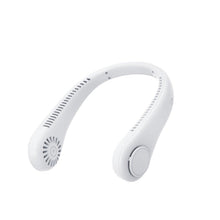 将图片加载到图库查看器,Portable Headphone Design Mini Neck Fan 3 Speeds Hands Free Bladeless Fan Neck Fan Portable Bladeless Fan 5000mAh Battery Rechargeable Personal Fan 3 Speed Adjustable Hands Free Wearable Fan for Travel