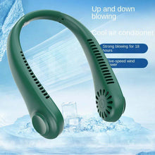将图片加载到图库查看器,Portable Headphone Design Mini Neck Fan 3 Speeds Hands Free Bladeless Fan Neck Fan Portable Bladeless Fan 5000mAh Battery Rechargeable Personal Fan 3 Speed Adjustable Hands Free Wearable Fan for Travel