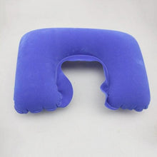 Load image into Gallery viewer, Portable Inflatable U Shape Neck Comfortable Pillow Office Air Cushion Airplane Driving Nap Support Head Rest Travel Pillow Functional U-Shape Travel Pillow For Airplane Inflatable Neck Pillow Travel Accessories Comfortable Sleep Pillows