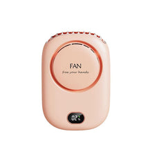 将图片加载到图库查看器,Portable Lazy Hanging Neck Fan Mini Cooling Fans Bladeless USB Rechargeable Sports Cooling Fan For Outdoor Sports Travel Personal Fan for Neck Portable USB Mini Fan