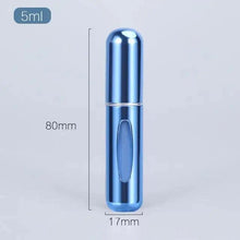 Load image into Gallery viewer, Portable Mini Refillable Atomizer Bottle Lightweight Container For Cosmetics Mini Aluminum Empty Bottle For Traveling Cute Little Bottle For Ladies 5ml