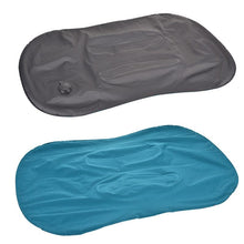 Load image into Gallery viewer, Portable Outdoor Travel Camping Pillow Compressible Inflatable Cushion Soft Neck Protective Head Rest Pillow Durable Portable Fold Outdoor Travel Sleep Pillow Air Inflatable Cushion Break Travel Plane Hotel Rest Ultralight Inflatable PVC Nylon Air Pillow