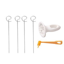 Load image into Gallery viewer, Portable Potato BBQ Skewers For Camping Chips Maker slicer Potato Spiral Cutter Barbecue Tools Kitchen Accessories Kitchen Gadget Potato Slicer Multi-Functional Hand Curler Cyclone Potato Slicer BBQ Skewer