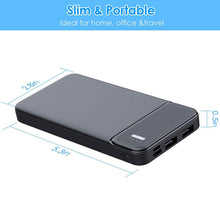 Load image into Gallery viewer, Portable Power Bank Phone Charger with 1 Micro USB Cable
