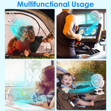 Load image into Gallery viewer, Portable Quiet Rechargeable Clip-On Fan