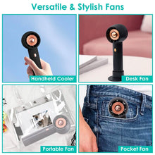Load image into Gallery viewer, Portable Rechargeable Handheld Fan