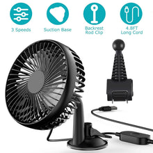 Load image into Gallery viewer, Portable Rotatable Car Cooling Fan