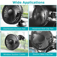 Load image into Gallery viewer, Portable Rotatable Car Cooling Fan