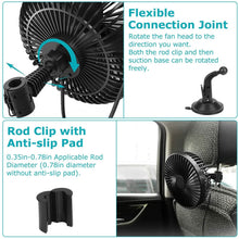 Load image into Gallery viewer, Portable Rotatable Car Cooling Fan