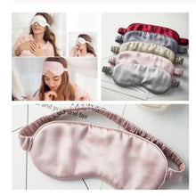 Load image into Gallery viewer, Portable Sleeping Eye Mask Cover Eye Patch Smooth Blindfold Rest Relax Eye Cover Soft And Comfortable Night Blindfold For Women