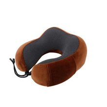 Load image into Gallery viewer, Portable U-Shape Magnetic Headrest 30x28cm Neck Pillow Memory Foam Travel Office Car Embrace Cervical Pillow Cotton Neck Pillow Cervical Vertebra Travel Portable Noon Break Aircraft Neck Pillow For Traveling Upgraded Travel Neck Pillow Travel Accessories