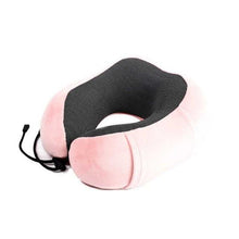 Load image into Gallery viewer, Portable U-Shape Magnetic Headrest 30x28cm Neck Pillow Memory Foam Travel Office Car Embrace Cervical Pillow Cotton Neck Pillow Cervical Vertebra Travel Portable Noon Break Aircraft Neck Pillow For Traveling Upgraded Travel Neck Pillow Travel Accessories