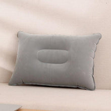 Load image into Gallery viewer, Portable Ultralight Inflatable Pillow PVC Nylon Air Pillow Sleep Cushion Travel Bedroom Hiking Beach Car Plane Head Rest Support Convenient Ultralight Inflatable Air Pillow Sleep Cushion Travel Bedroom Hiking Beach Car Plane