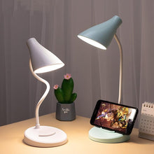 Load image into Gallery viewer, Portable USB Rechargeable LED Folding Desk Lamp Eye Protection Touch Dimming Working Reading Table Lamp For Book Bed Office Decorative Table Lamp Cute Study Lamps for Bedroom Décor