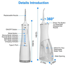 Load image into Gallery viewer, Portable Water Dental Flosser