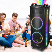 将图片加载到图库查看器,Portable Wireless Party Speaker Colorful Lights DJ PA System