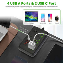 Load image into Gallery viewer, Power Strip with 5.9ft Extension