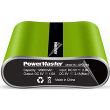 Load image into Gallery viewer, Powermaster 12000mAh Portable Charger with Dual USB Ports 3.1A Output