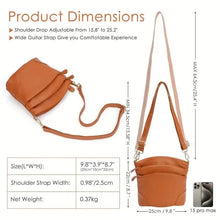 Load image into Gallery viewer, Premium Genuine Cowhide Leather Crossbody Bag