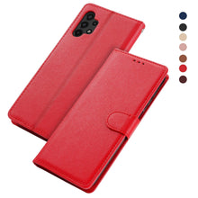 Load image into Gallery viewer, Premium PU / Leather Case Magnetic Closure Protective Flip Wallet Case Cover Leather Case for Xiaomi Redmi Note 11S 10 10S 9 9S 9T 8T 8 7 6 5 5A Pro Max 4X 9A 8A 7A 6A POCO X3 NFC Flip Wallet