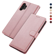 Load image into Gallery viewer, Premium PU / Leather Case Magnetic Closure Protective Flip Wallet Case Cover Leather Case for Xiaomi Redmi Note 11S 10 10S 9 9S 9T 8T 8 7 6 5 5A Pro Max 4X 9A 8A 7A 6A POCO X3 NFC Flip Wallet