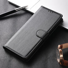 Load image into Gallery viewer, Premium PU / Leather Case Magnetic Closure Protective Flip Wallet Case Cover Leather Case for Xiaomi Redmi Note 11S 10 10S 9 9S 9T 8T 8 7 6 5 5A Pro Max 4X 9A 8A 7A 6A POCO X3 NFC Flip Wallet