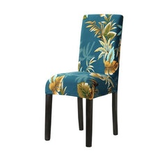 Load image into Gallery viewer, Print Pattened Dining Chair Cover Spandex Elastic Chair Slipcover Stretch Case For Chairs Wedding Hotel Banquet Fit Stretch Short Dining Room Chair Covers with Printed Pattern Banquet Chair Seat Protector Slipcover For Home Party Hotel Wedding Ceremony
