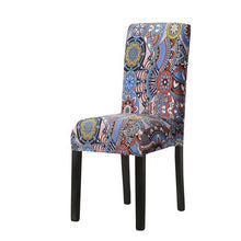 Load image into Gallery viewer, Print Pattened Dining Chair Cover Spandex Elastic Chair Slipcover Stretch Case For Chairs Wedding Hotel Banquet Fit Stretch Short Dining Room Chair Covers with Printed Pattern Banquet Chair Seat Protector Slipcover For Home Party Hotel Wedding Ceremony
