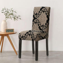 Load image into Gallery viewer, Print Pattened Dining Chair Cover Spandex Elastic Chair Slipcover Stretch Case For Chairs Wedding Hotel Banquet Fit Stretch Short Dining Room Chair Covers with Printed Pattern Banquet Chair Seat Protector Slipcover For Home Party Hotel Wedding Ceremony