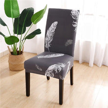 Load image into Gallery viewer, Printed Chair Cover Spandex Stretch Durable Soft Seat Chair Covers Slipcovers for Kitchen Dining Room Wedding Banquet Hotel Chair Covers for Dining Room Stretch Spandex Removable Washable Anti-dust Seat Slipcover Protector for Hotel Office Ceremony