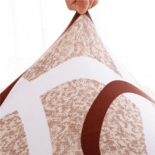 Load image into Gallery viewer, Printed Chair Cover Spandex Stretch Durable Soft Seat Chair Covers Slipcovers for Kitchen Dining Room Wedding Banquet Hotel Chair Covers for Dining Room Stretch Spandex Removable Washable Anti-dust Seat Slipcover Protector for Hotel Office Ceremony
