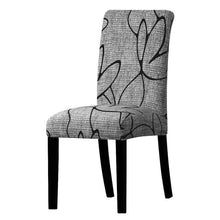 Load image into Gallery viewer, Printed Chair Cover Spandex Stretch Slipcovers Elastic Chair Covers Dining Banquet Home Hotel Weddings Christmas Seat Protector Super Fit Slipcover Stretch Removable Washable Soft Spandex Fabric For Home Hotel Dining Room Ceremony Banquet Wedding Party
