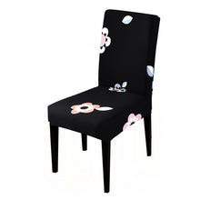 Load image into Gallery viewer, Printed Chair Cover Spandex Stretch Slipcovers Elastic Chair Covers Dining Banquet Home Hotel Weddings Christmas Seat Protector Super Fit Slipcover Stretch Removable Washable Soft Spandex Fabric For Home Hotel Dining Room Ceremony Banquet Wedding Party