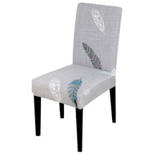 Load image into Gallery viewer, Printed Chair Cover Spandex Stretch Slipcovers Elastic Chair Covers Dining Banquet Home Hotel Weddings Christmas Seat Protector Super Fit Slipcover Stretch Removable Washable Soft Spandex Fabric For Home Hotel Dining Room Ceremony Banquet Wedding Party