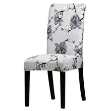 将图片加载到图库查看器,Printed Chair Cover Washable Removable Big Elastic Seat Arm Covers Slipcovers Stretch For Banquet Hotel Printed Dining Chair Slipcovers, Removable Washable Soft Spandex Stretch Chair Covers Banquet Chair