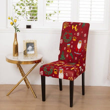 将图片加载到图库查看器,Printed Chair Cover Washable Removable Big Elastic Seat Arm Covers Slipcovers Stretch For Banquet Hotel Printed Dining Chair Slipcovers, Removable Washable Soft Spandex Stretch Chair Covers Banquet Chair