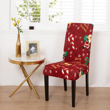 将图片加载到图库查看器,Printed Chair Cover Washable Removable Big Elastic Seat Arm Covers Slipcovers Stretch For Banquet Hotel Printed Dining Chair Slipcovers, Removable Washable Soft Spandex Stretch Chair Covers Banquet Chair