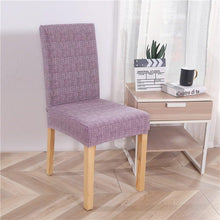 Load image into Gallery viewer, Printed Modern Chair Cover Spandex Stretch Elastic Chair Covers Seat Cover For Dining Room Hotel Wedding Banquet Cover Printed Stretchable Parson Chair Covers for Dining Room Pattern Stretch Dining Chair Slipcover Washable Removable for Kitchen