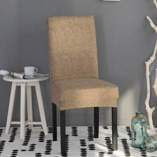 Load image into Gallery viewer, Printed Polyester Fabric Chair Cover Washable Chair Covers Seat Slipcovers Stretch Dining Seat Case For Home Stretch Removable Washable Dining Room Chair Protector Slipcovers/Home Decor Dining Room Seat Cover Multiple Styles